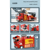 Red Toy Fire Truck with Sprayable Water Tank Fire Truck by DSERS