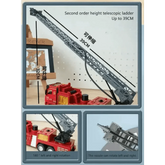 Red Toy Fire Truck with Sprayable Water Tank Fire Truck by DSERS