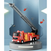 Red Toy Fire Truck with Sprayable Water Tank Fire Truck by DSERS