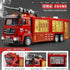 Red Toy Fire Truck with Sprayable Water Tank Fire Truck by DSERS