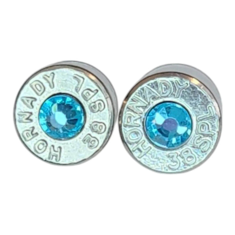 Head Stamp Stud Earrings Earrings by Sarahs Jewelry Designs