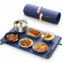 Roll up food heating pad - Level 4 temperature fast heating silicone hot plate, lifting feet to protect the dining table food heating pad by DSERS