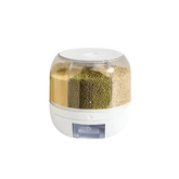 Rotating Rice Dispenser Sealed Dry Cereal Ceral Rice Dispencers by QUANGE Smart Home Official Store