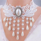 Black Clavicular Chain Sexy Jewelry Accessories Fashion Lace Necklace Women Fashion Lace Necklace by Zopi