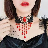 Black Clavicular Chain Sexy Jewelry Accessories Fashion Lace Necklace Women Fashion Lace Necklace by Zopi