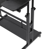 Mobile Standing Desk Adjustable Stand Up Laptop Desk Workstation for Home Office Adjustable Stand Up Laptop Desk Workstation by Zopi