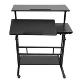 Mobile Standing Desk Adjustable Stand Up Laptop Desk Workstation for Home Office Adjustable Stand Up Laptop Desk Workstation by Zopi