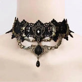 Black Clavicular Chain Sexy Jewelry Accessories Fashion Lace Necklace Women Fashion Lace Necklace by Zopi