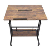 Mobile Standing Desk Adjustable Stand Up Laptop Desk Workstation for Home Office Adjustable Stand Up Laptop Desk Workstation by Zopi
