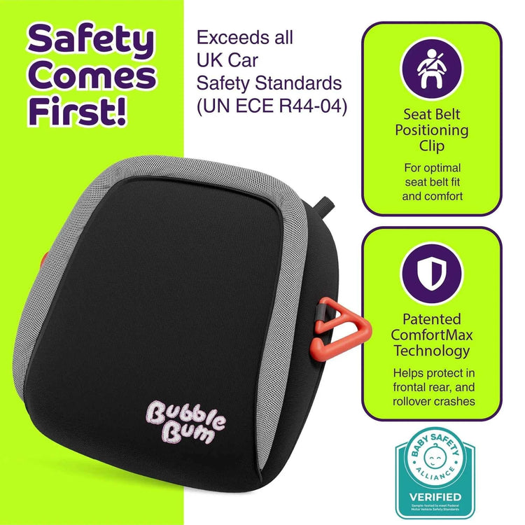 BubbleBum Inflatable Car Booster Seat - Travel Booster Seat - Black Style ✔️ by BubbleBum Booster Seats