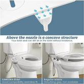 SAMODRA Non-Electric Bidet Sprayer Bidets by Dropshee