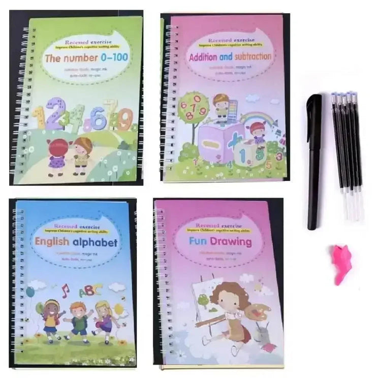 Sank Magic Practice Copybook for Preschoolers Boost Child’s Writing Potential. Sank Magic Practice Copybook! Children Books by CJ