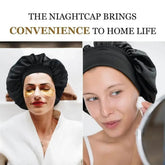 Satin Sleep Bonnet Set Satin Sleep Bonnet Set by Dropshee