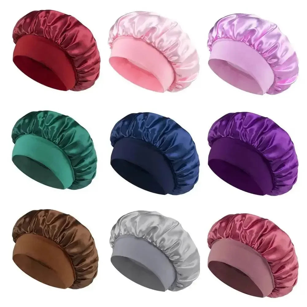 Satin Sleep Bonnet Set Satin Sleep Bonnet Set by Dropshee