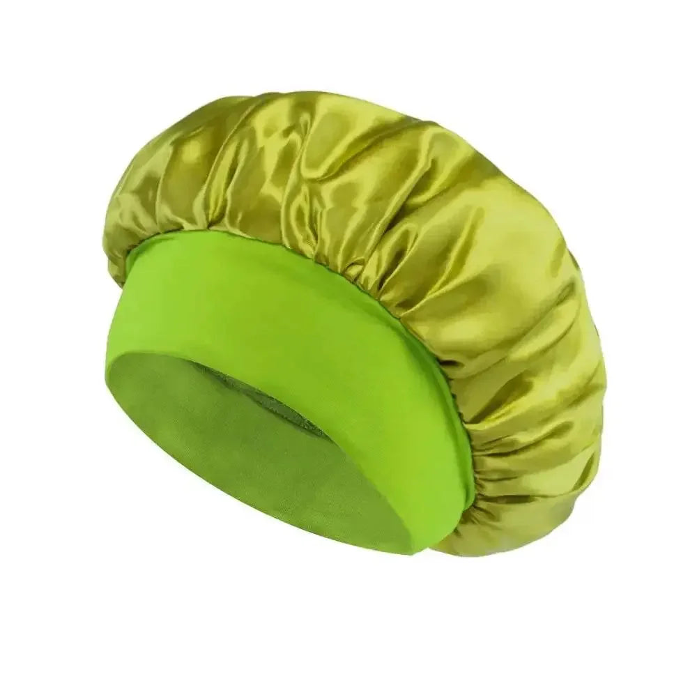 Satin Sleep Bonnet Set Satin Sleep Bonnet Set by Dropshee