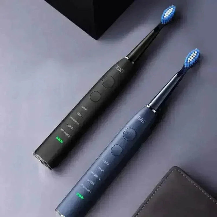 Seago Electric Sonic Toothbrush Black with Case Toothbrush by seago Official Store
