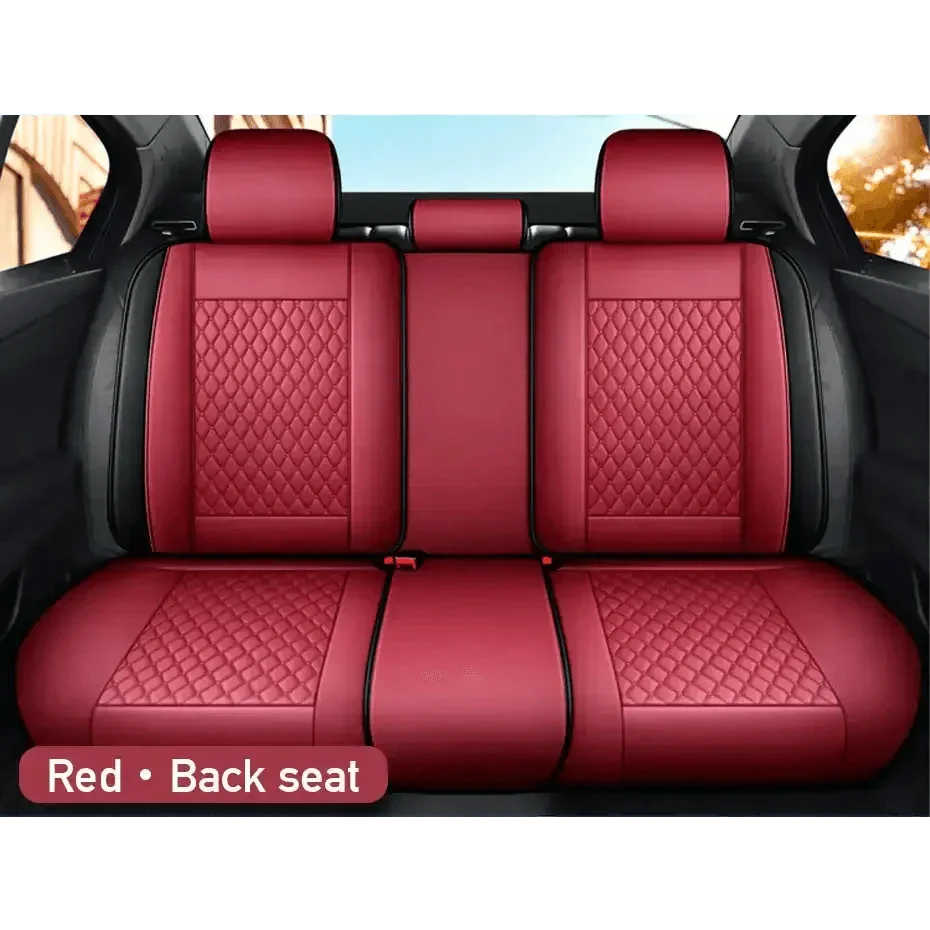 Red and Black Car Seat Cover Set Car seat cover by GiFiFY