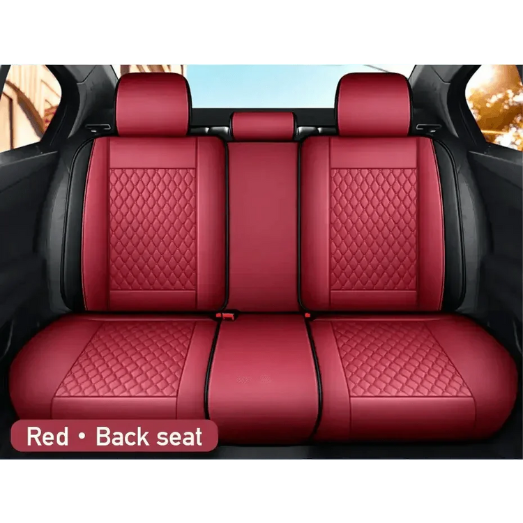 Red and Black Car Seat Cover Set Car seat cover by GiFiFY