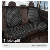 Black Quilted Leather Car Seat Covers Car seat cover by DSERS