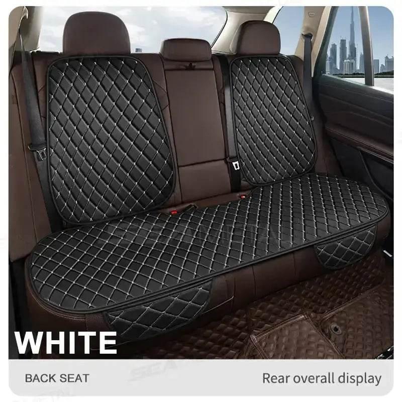 Black Quilted Leather Car Seat Covers Car seat cover by DSERS