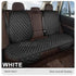 Black Quilted Leather Car Seat Covers Car seat cover by DSERS