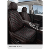 Black Quilted Leather Car Seat Covers Car seat cover by DSERS