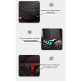 Black Quilted Leather Car Seat Covers Car seat cover by DSERS