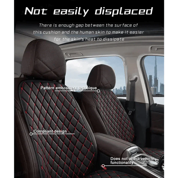 Black Quilted Leather Car Seat Covers Car seat cover by DSERS