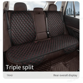 Black Quilted Leather Car Seat Covers Car seat cover by DSERS