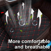 Black Quilted Leather Car Seat Covers Car seat cover by DSERS