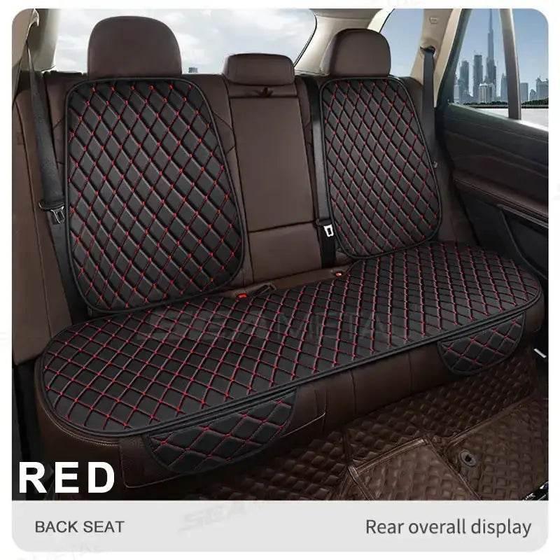 Black Quilted Leather Car Seat Covers Car seat cover by DSERS