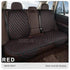 Black Quilted Leather Car Seat Covers Car seat cover by DSERS