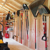 Shed Shelf Bracket Kit | Heavy-Duty Shed Organizer Shed Organization by HangThis Up My Shed Organizing System