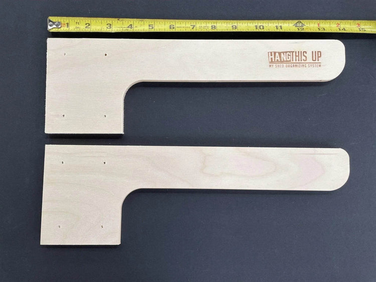Shed Shelf Bracket Kit | Heavy-Duty Shed Organizer Shed Organization by HangThis Up My Shed Organizing System