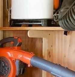 Shed Shelf Bracket Kit 10" Shelving, Shed Organizer Shed Organization Shelving by HangThis Up My Shed Organizing System