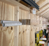 Shed Storage Organizer – Yard Tool Rack for Storage Sheds Shed Organization by HangThis Up My Shed Organizing System