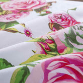 DaDa Bedding Romantic Roses Lovely Spring Pink Floral Fitted Bed Sheet w/ Pillow Cases (JHW879-Fitted) Sheet Sets by DaDalogy Bedding Collection