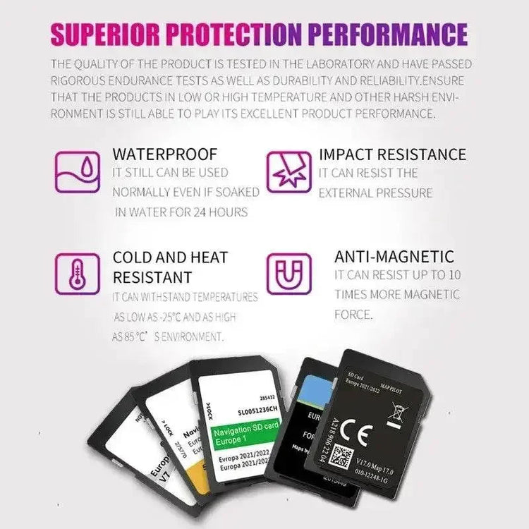 Skoda MIB2 Navigation SD Card 2024 SD Card by Dropshee