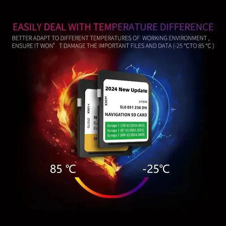 Skoda MIB2 Navigation SD Card 2024 SD Card by Dropshee