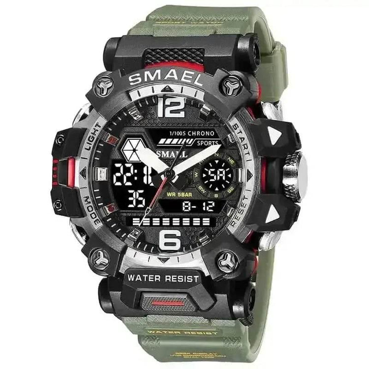 SMAEL Brand Tan and Black Outdoor Sport Mens Watch Watches by SMAEL Official Store