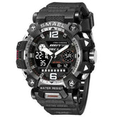 SMAEL Brand Tan and Black Outdoor Sport Mens Watch Watches by SMAEL Official Store