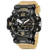 SMAEL Brand Tan and Black Outdoor Sport Mens Watch Watches by SMAEL Official Store