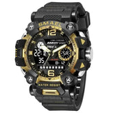 SMAEL Brand Tan and Black Outdoor Sport Mens Watch Watches by SMAEL Official Store