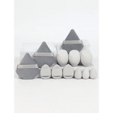 Small Medium and Large 12PCS Combination Set Makeup Puff Essential for Beginners Cosmetic Puff Set Makeup Foundation Sponge Makeup Puff by Dropshee
