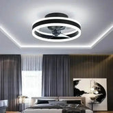 LED Ceiling Fan with Remote Control Chandelier by DSERS