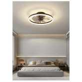 LED Ceiling Fan with Remote Control Chandelier by DSERS