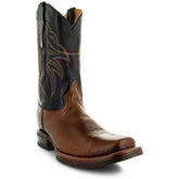 Miel Square Toe Leather Cowboy Boots H4002 Cowboy Boots by Soto Boots