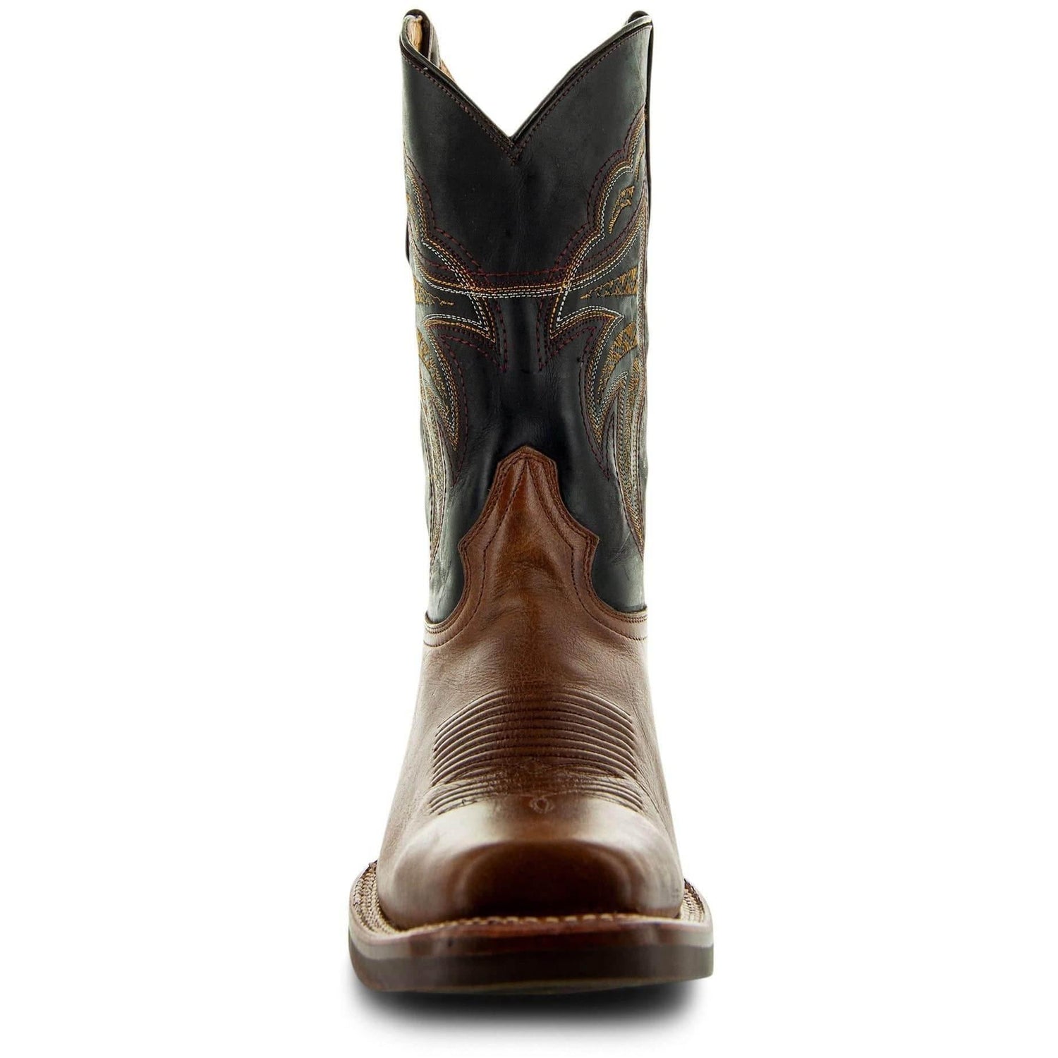 Miel Square Toe Leather Cowboy Boots H4002 Cowboy Boots by Soto Boots