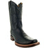 Black Square Toe Leather Cowboy Boots H4002 Cowboy Boots by Soto Boots
