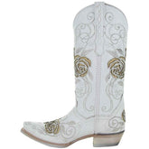 White Rose Inlayed Women&